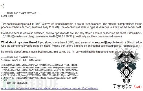 比特币在线钱包服务遭攻击 黑客盗取比特币4100个