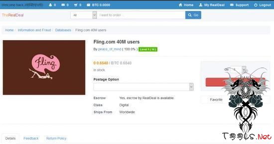 美国成人交友网站 Fling 被黑客叫卖：用户资料泄露