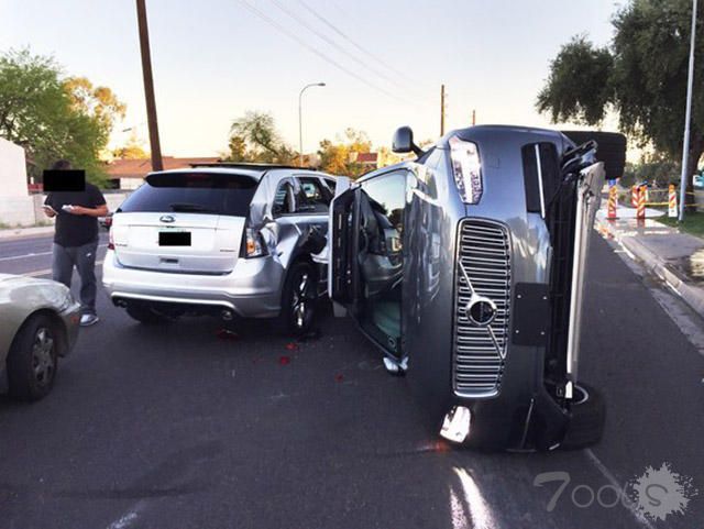 翻车事故后 Uber自动驾驶汽车重新上路试验