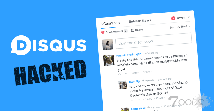 Disqus被黑：在2012年超过1750万用户信息泄露