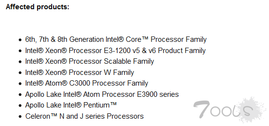 英特尔在 Management Engine 系统中发现多处漏洞