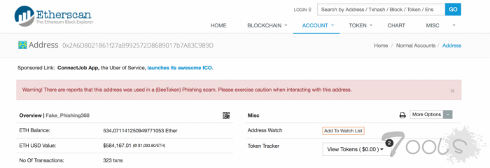 黑客攻击 BeeToken 邮件列表偷走价值 100 万美元以太坊