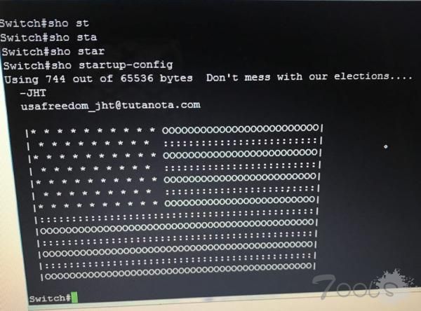 伊朗3500台路由器遭黑客攻击:字符组成一面美国国旗