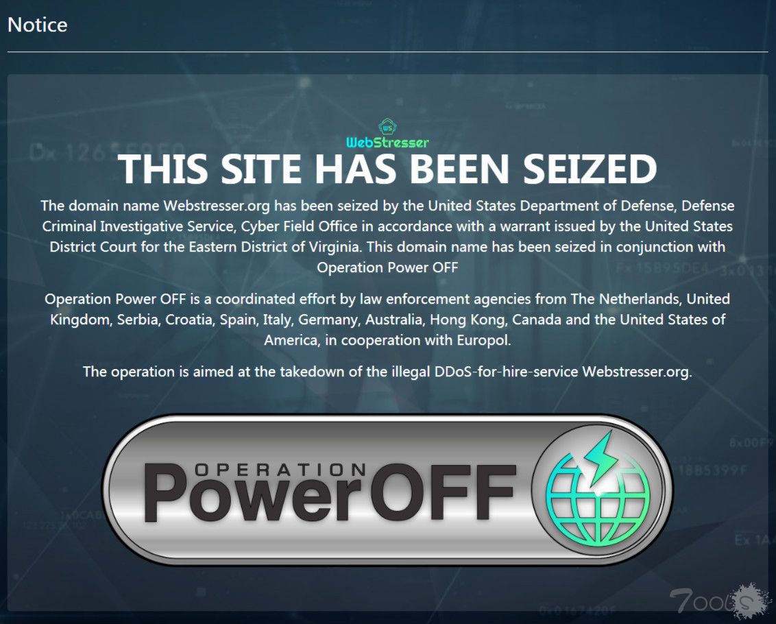 全球最大的DDoS市场被关闭，欧洲DDoS攻击下降60％