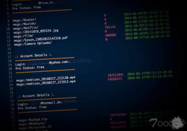 大量 Mega 帐户的登录信息遭泄露,并暴露了用户文件