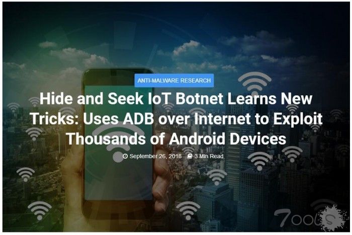 物联网僵尸网络“捉迷藏”新变种发现：Android设备成新受害者