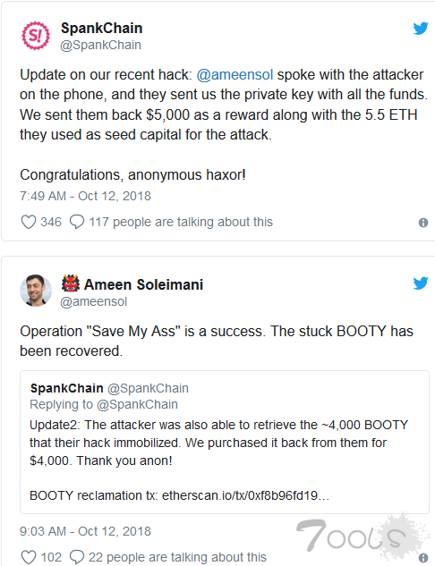 黑客盗取虚拟币后全数退回：被盗成人网站反奖黑客5000美元