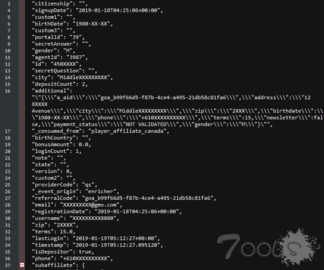 美国多个赌博网站泄露 1.08 亿条信息 包括支付卡资料