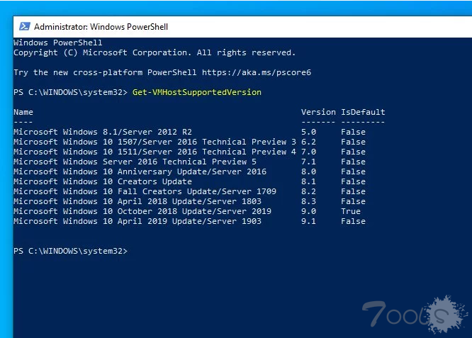 Powershell 命令行泄漏下一个 Windows 10 更新内容
