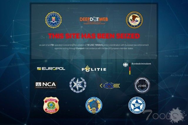 暗网Deep Dot Web遭查 网站管理者被捕