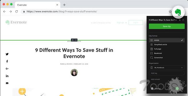 Evernote Chrome扩展程序漏洞可能允许访问个人信息
