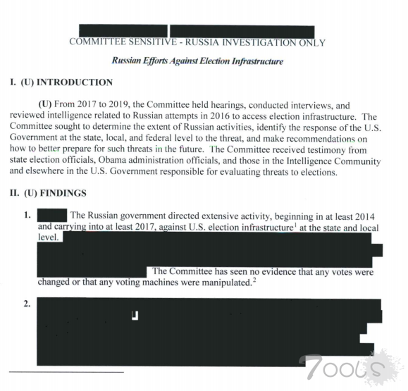 美参议院：俄罗斯黑客将目标对准所有 50 个州的选举系统