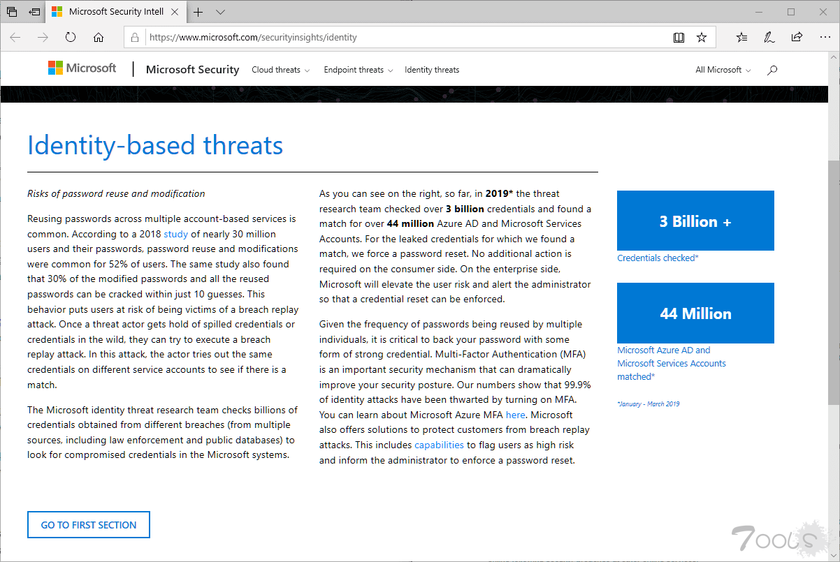 微软：微软帐户使用泄露密码达4400万个