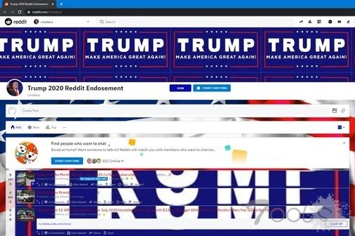 黑客攻击多个Reddit子版块并发布特朗普助选信息