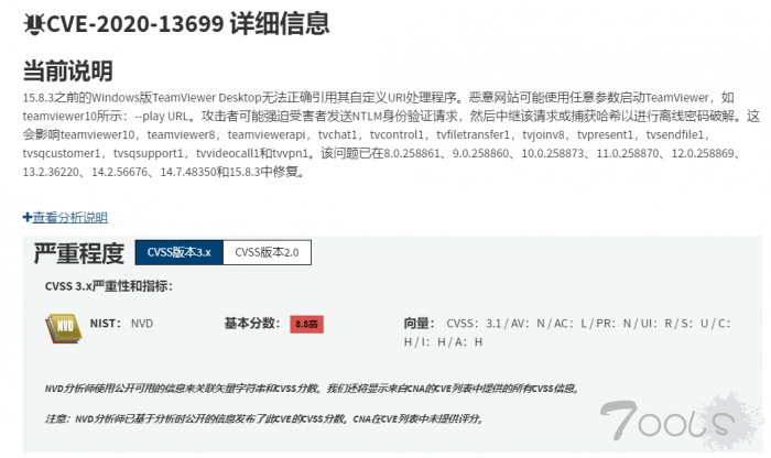 TeamViewer 曝漏洞 计算机浏览特定网页即可被无密码入侵