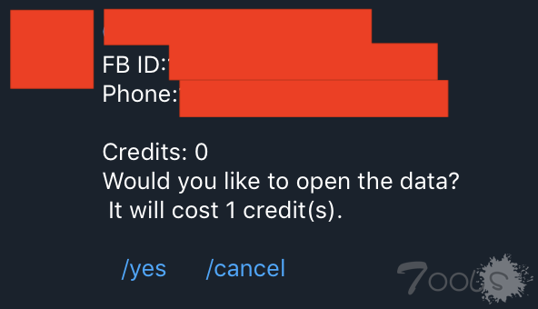 报道称Facebook用户的手机号码通过Telegram机器人被出售