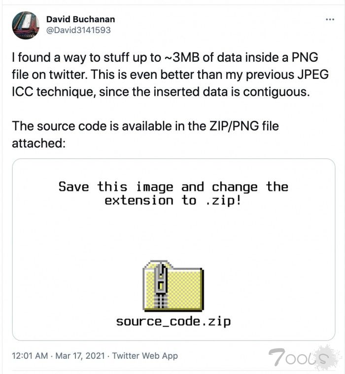 Twitter 托管的图片可用来隐藏病毒文件