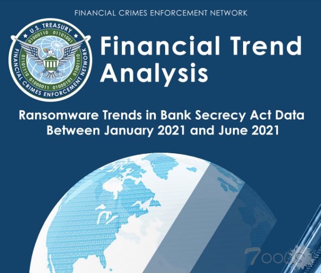FinCEN：价值52亿美元的比特币交易与勒索软件有关
