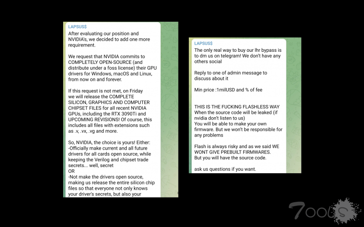 黑客100万美元出售NVIDIA LHR源码 RTX 30显卡挖矿可满血