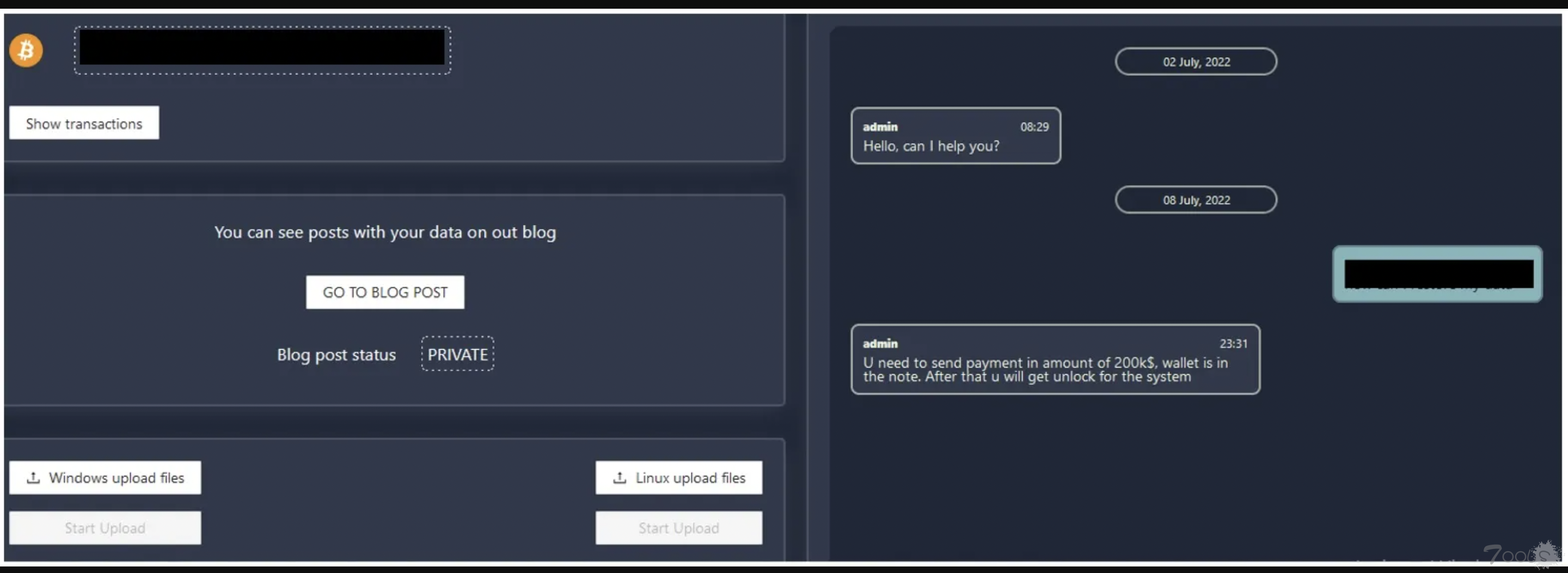 新议程勒索软件出现在威胁领域