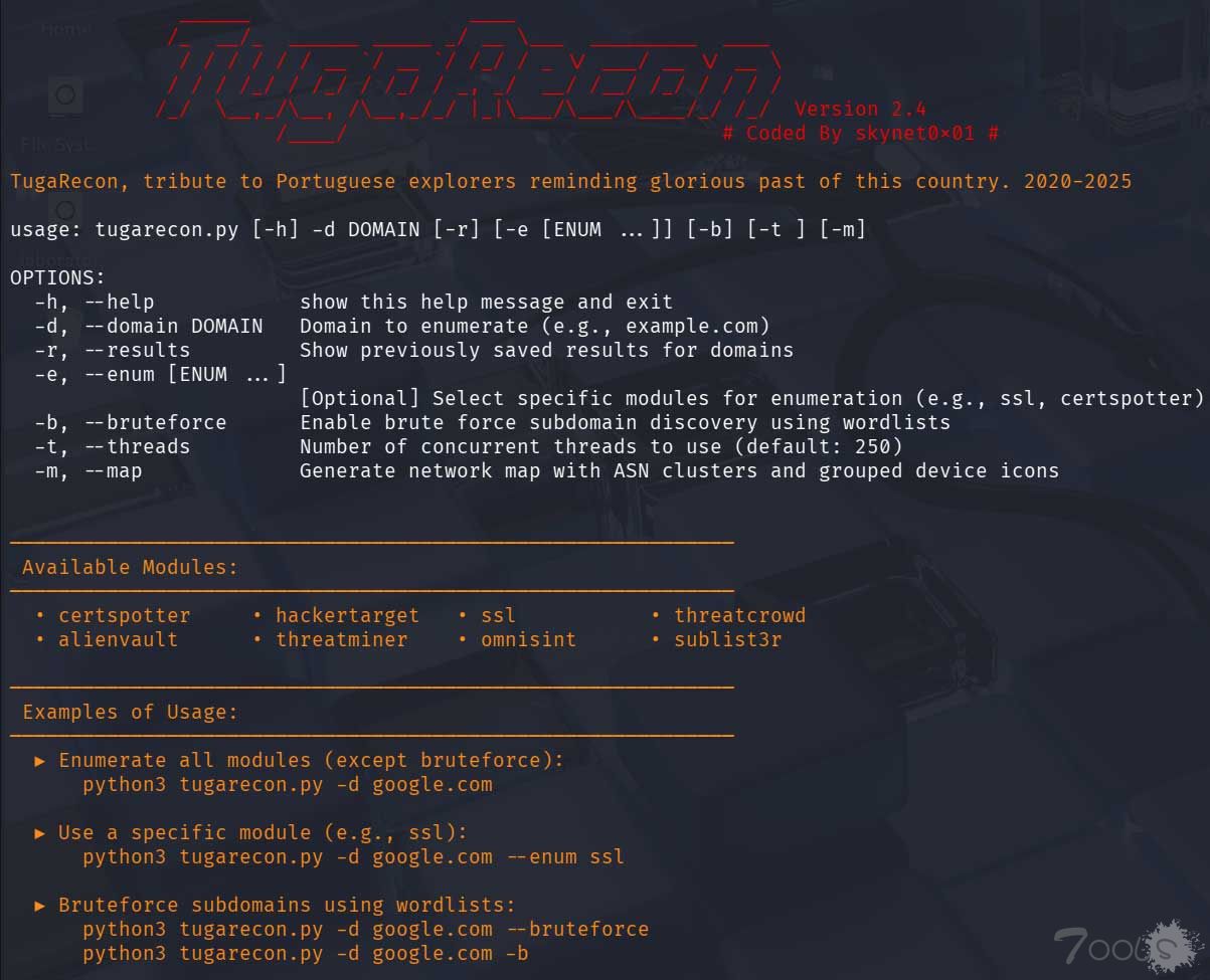 TugaRecon:渗透测试人员专用子域名枚举工具