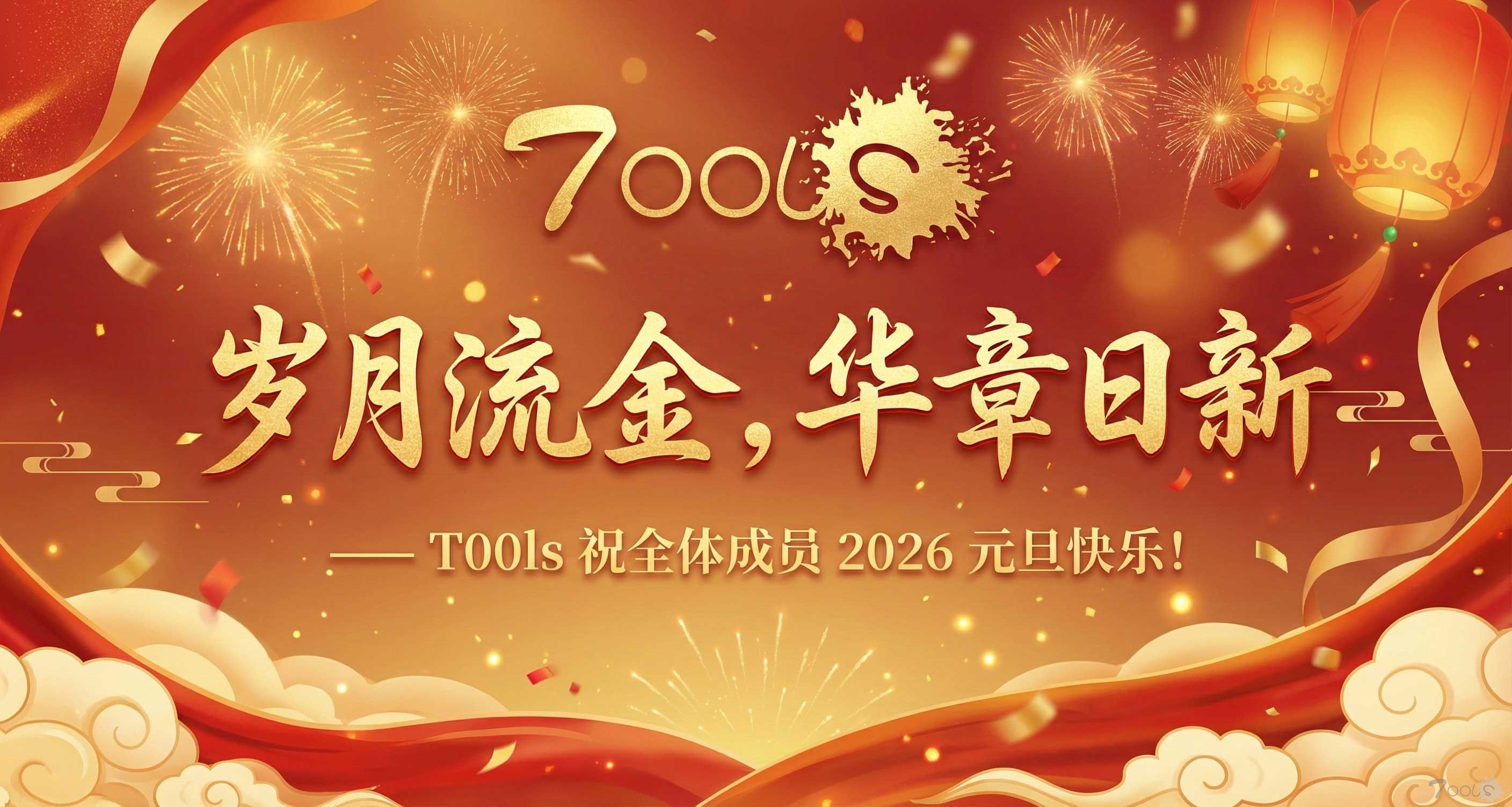 岁月流金,华章日新 —— T00ls 祝全体成员 2026 元旦快乐!💥💥💥
