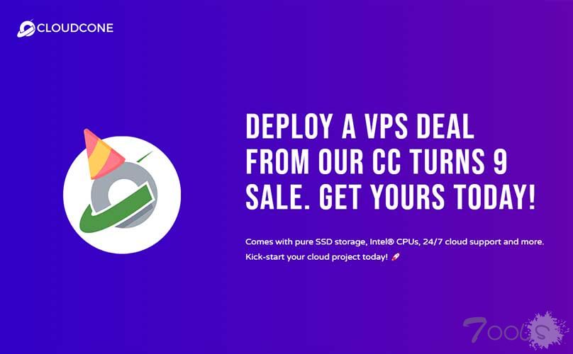 CloudCone/CC家开启九周年庆典活动:VPS价格$18.28/年起,续费同价